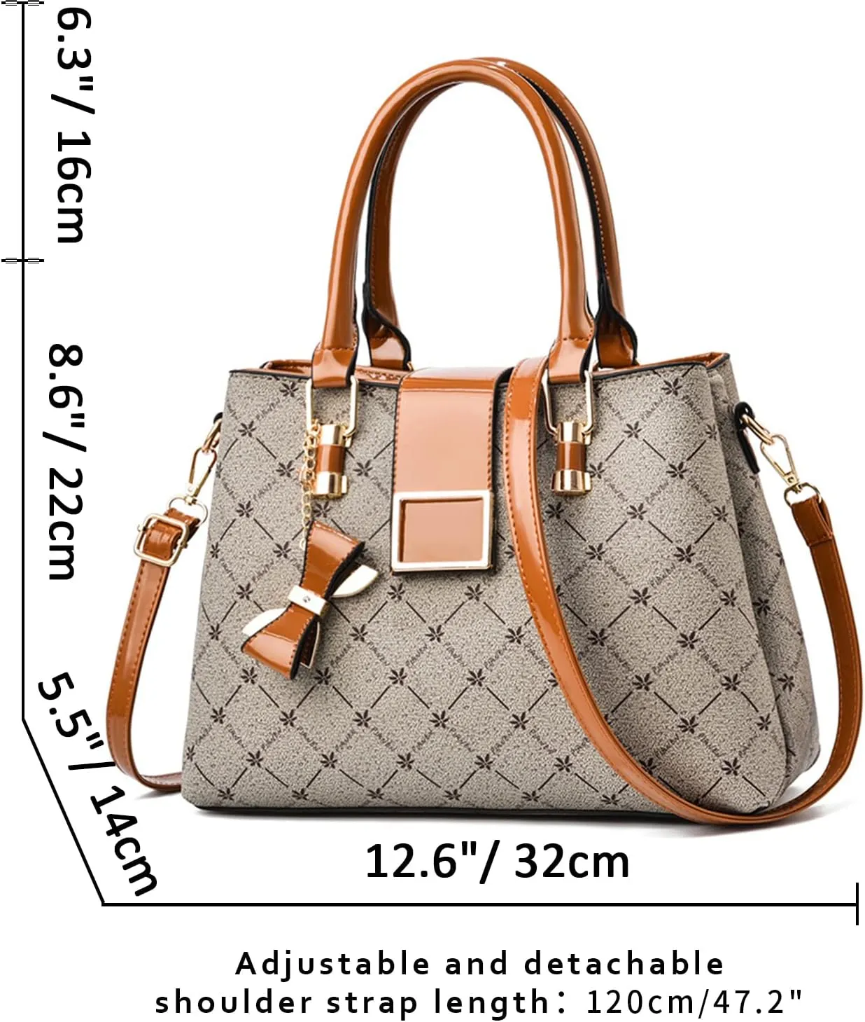 JHVYF Women classics Top Handle Handbag Crossbody Casual Purse Satchel Tote