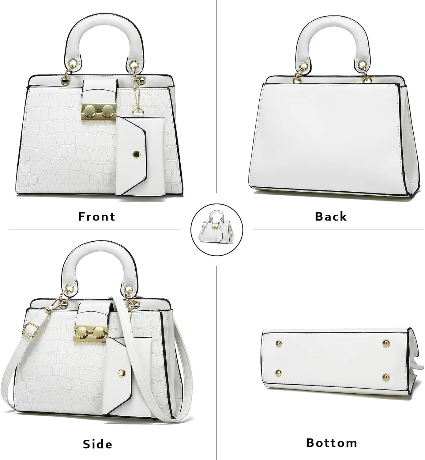 JHVYF Women classics Top Handle Handbag Crossbody Casual Purse Satchel Tote