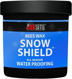 JobSite Snow Shield Waterproof Beeswax - Original Formula - Leather Protector - 6 oz