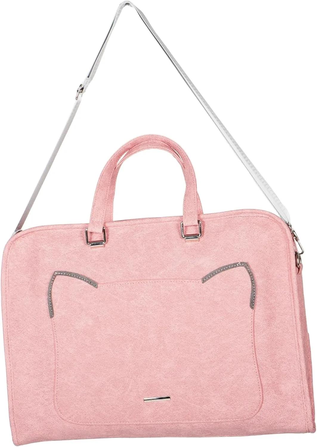 jojofuny Fashionable Laptop Bag for Women Office Briefcase Large Capacity Tote Pouch Shoulder Strap