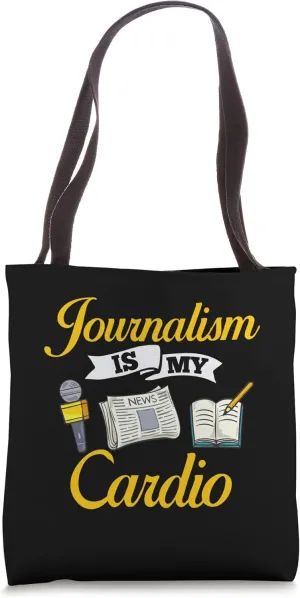 Journalist Writing Journalism Reporter Media News Tote Bag
