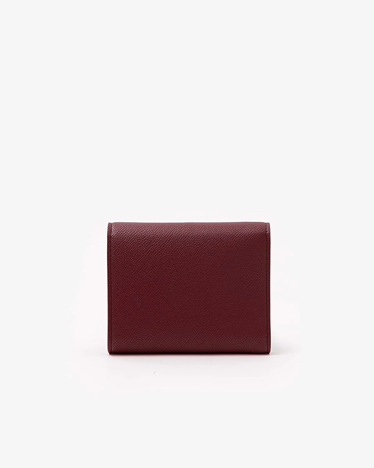 JW PEI Small Wallet Purse Ultra Slim Vegan Leather Cards Holder Travel Purse for Women (Wine Red)