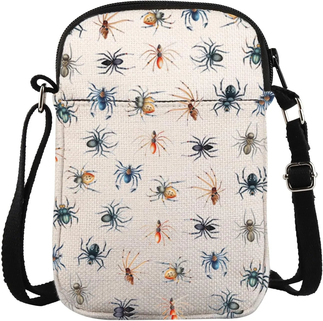 JXGZSO Spider Cross Body Bag Arachnid Shoulder Bag Spider Lover Gift Arachnologist Gift