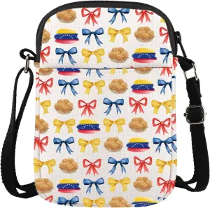 JXGZSO Venezolana Shoulder Bag Venezuela Crossbody Bag Venezuela Trip Souvenir Gift