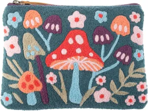 Karma Embroidered Carry All, Mushroom