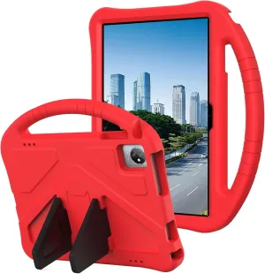 Kids Universal Case for Blackview Tab 8 WiFi 10.1 inch 2023, EVA Foam Stand Handle Cover for Blackview Tab 7 WiFi/OSCAL Pad 60/ DragonTouch Notepad 102/ Teclast P40HD 10.1" Tablets - Red