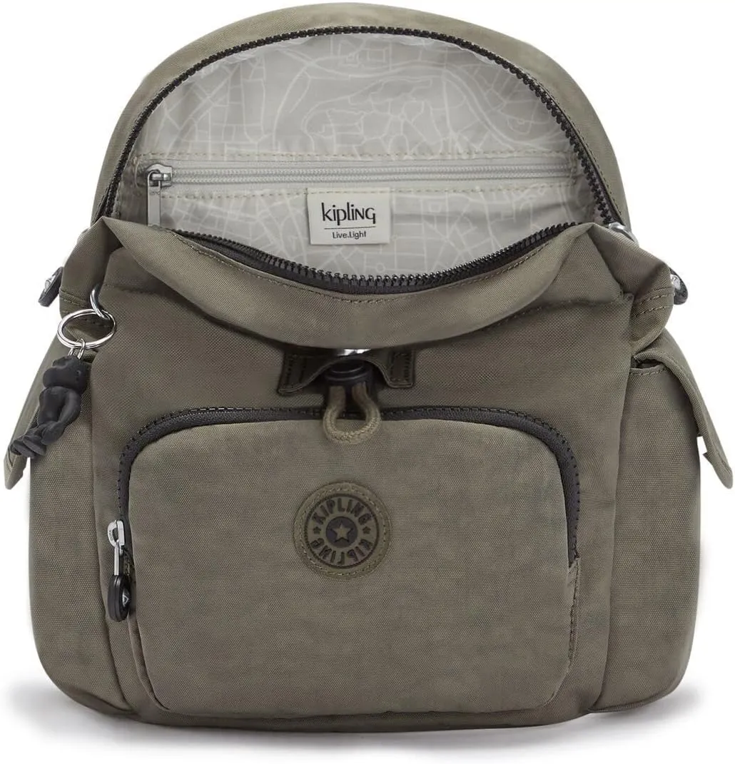 Kipling City Pack MINI, Green Moss