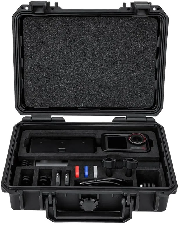 KIWIFOTOS Waterproof Hard Case for DJI Osmo Action 5 Pro/Action 4 3 Adventure Combo Accessories Shell Bag Outdoor Travel Carrying Case