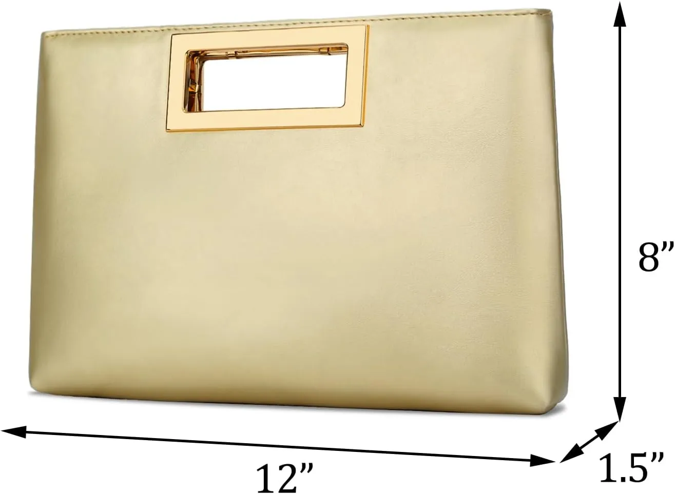 KKXIU Women Clutch Purse Elegant Pleated Evening Bag for Wedding Prom Bridal with Chain Strap