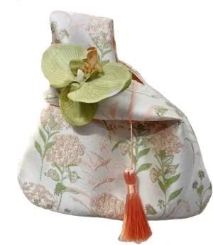 Knot Wrist Bag Storage Bags Flower Pendant Temperament Cheongsam Accessories Handbag Small Item Pouch Tassel Knot Wrist Bag
