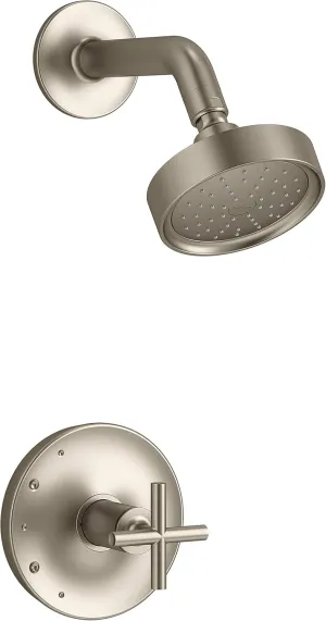KOHLER Purist Rite-temp Shower Trim with Cross Handle and 1.75 Gpm Showerhead