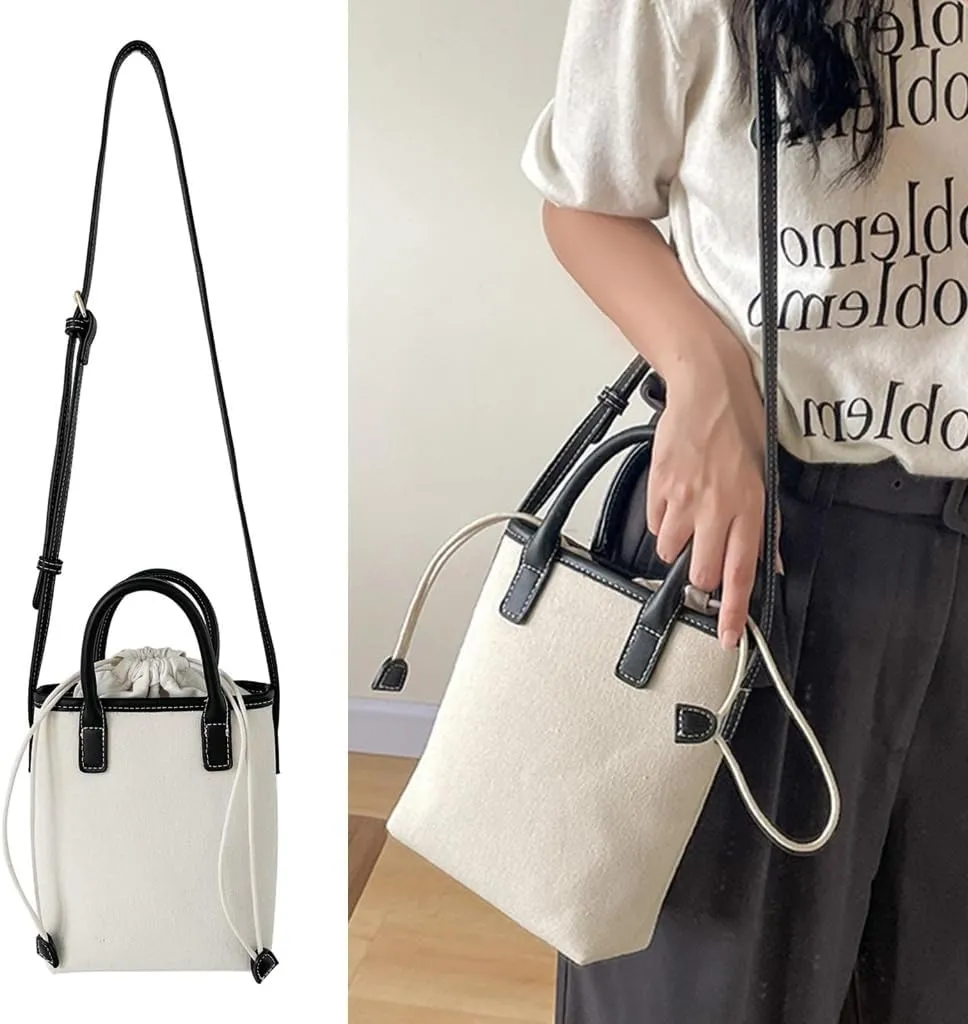 Korean Style Bucket Bags Versatile Minimalist Crossbody Bag Shoulder Bag for Women Girl Travel Bags Brown/Black/Khaki