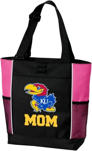 KU Mom Tote Bag Ladies University of Kansas Mom Totes
