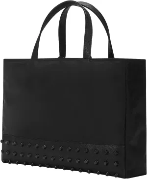 KWANI Black Studs Tote Bags for Women and Ladie