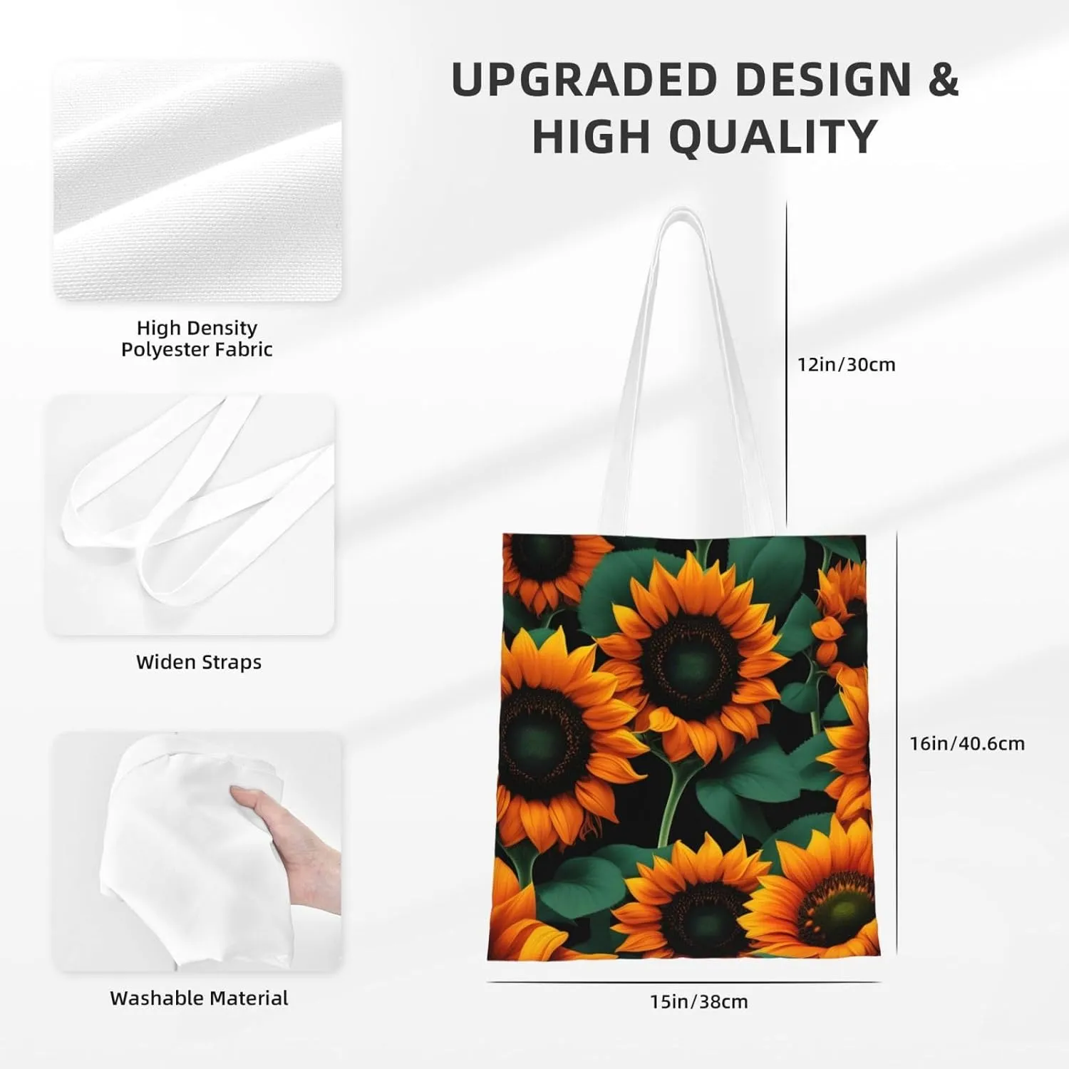 Ladies Origami Paper Cranes Printed Shopping Bag Tote Bag Canvas Durable Handbag For School Shopping Beach Grocery
