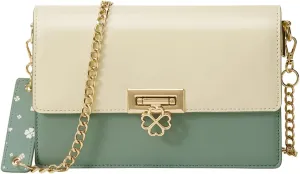LAORENTOU Cowhide Shoulder Bag Small Crossbody Bag for Women Crossbody Phone Bag Leather Purse for Women
