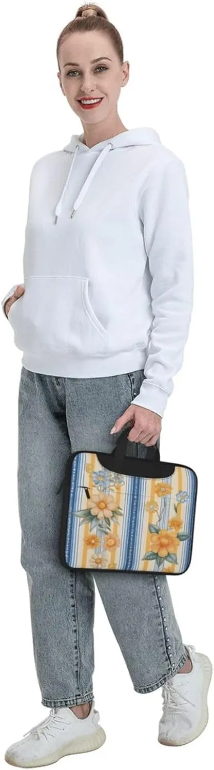 Laptop Bag Colorful Explosion Beam Laptop Tote Bag Women Men Laptop Sleeve Case Lightweight Computer Bag