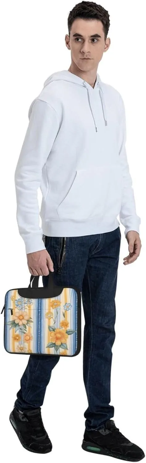 Laptop Bag Colorful Explosion Beam Laptop Tote Bag Women Men Laptop Sleeve Case Lightweight Computer Bag