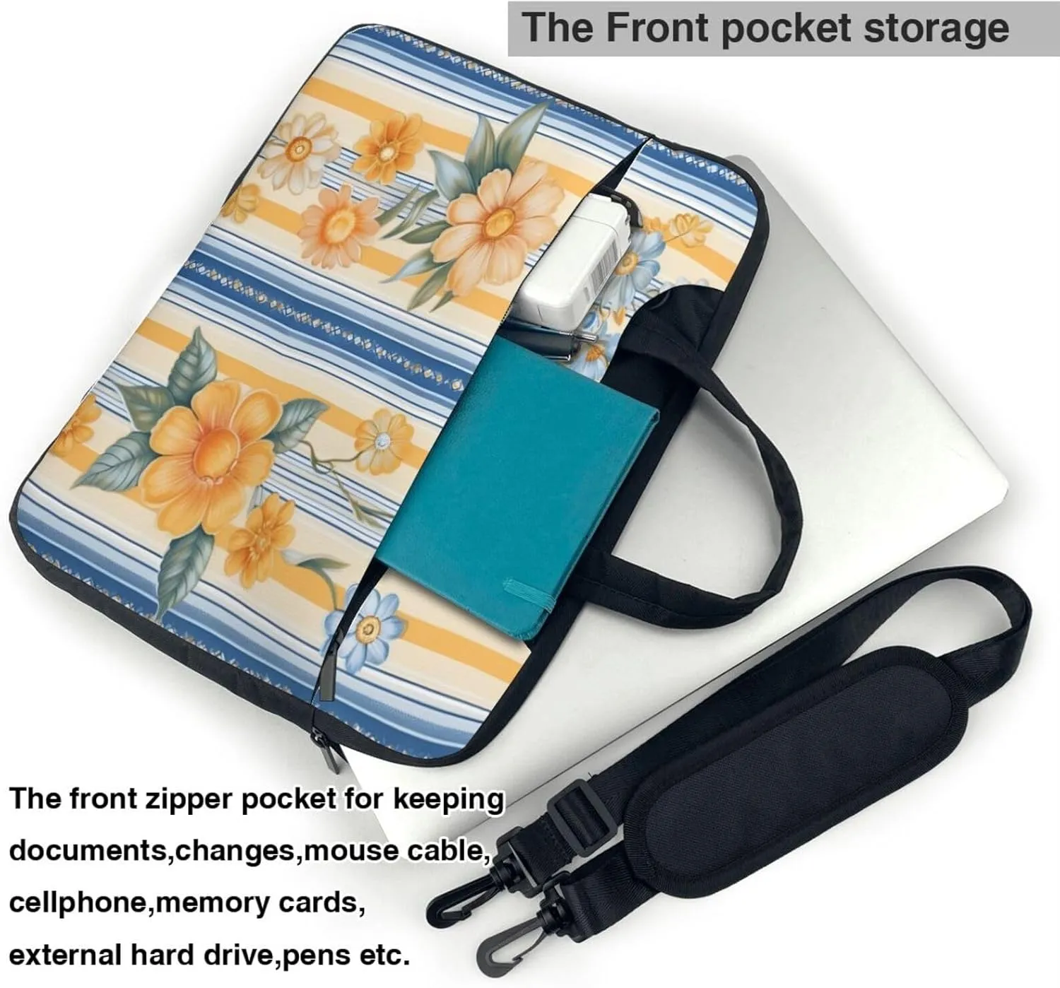 Laptop Bag Colorful Explosion Beam Laptop Tote Bag Women Men Laptop Sleeve Case Lightweight Computer Bag