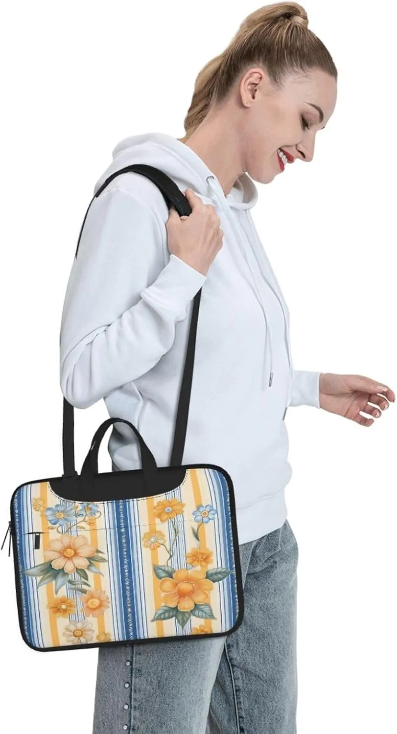 Laptop Bag Colorful Explosion Beam Laptop Tote Bag Women Men Laptop Sleeve Case Lightweight Computer Bag