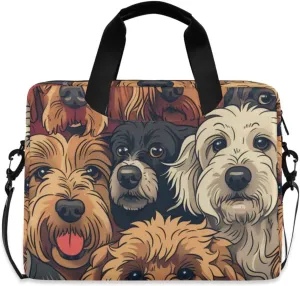 Laptop Bag Fits Up to 16 Inch Computer Innocent Dogs Laptop Briefcases for Men Women