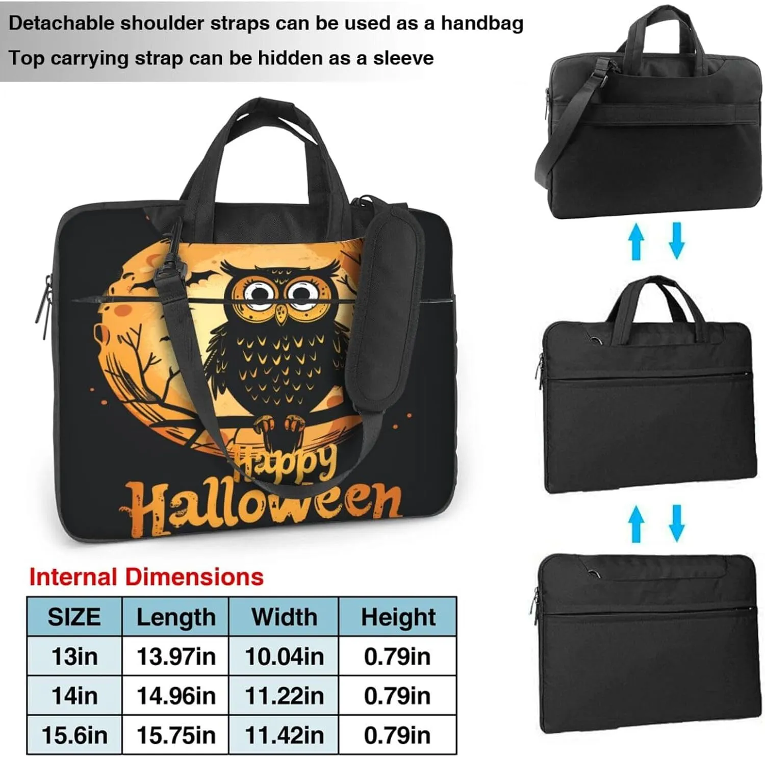 Laptop Bag Floral Flowers Skull Laptop Tote Bag Women Men Laptop Sleeve Case Lightweight Computer Bag