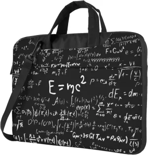 Laptop Bag Laptop Case 14 Inch Computer Bags Physics Mathematics Printed Padded Sleeve Cover for Women Men