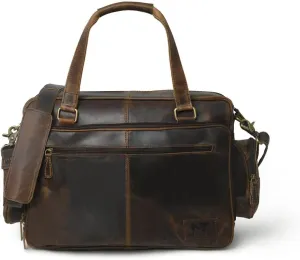 laptop bag messenger bag for men shoulder bag full grain leather briefcases for men valentines day gift for boyfriend and girlfriend.