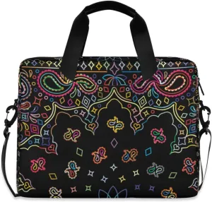 Laptop Bag Shoulder Bags Messenger Bag for Women Men Crossbody Document Case Briefcases Leather Computer Work Office