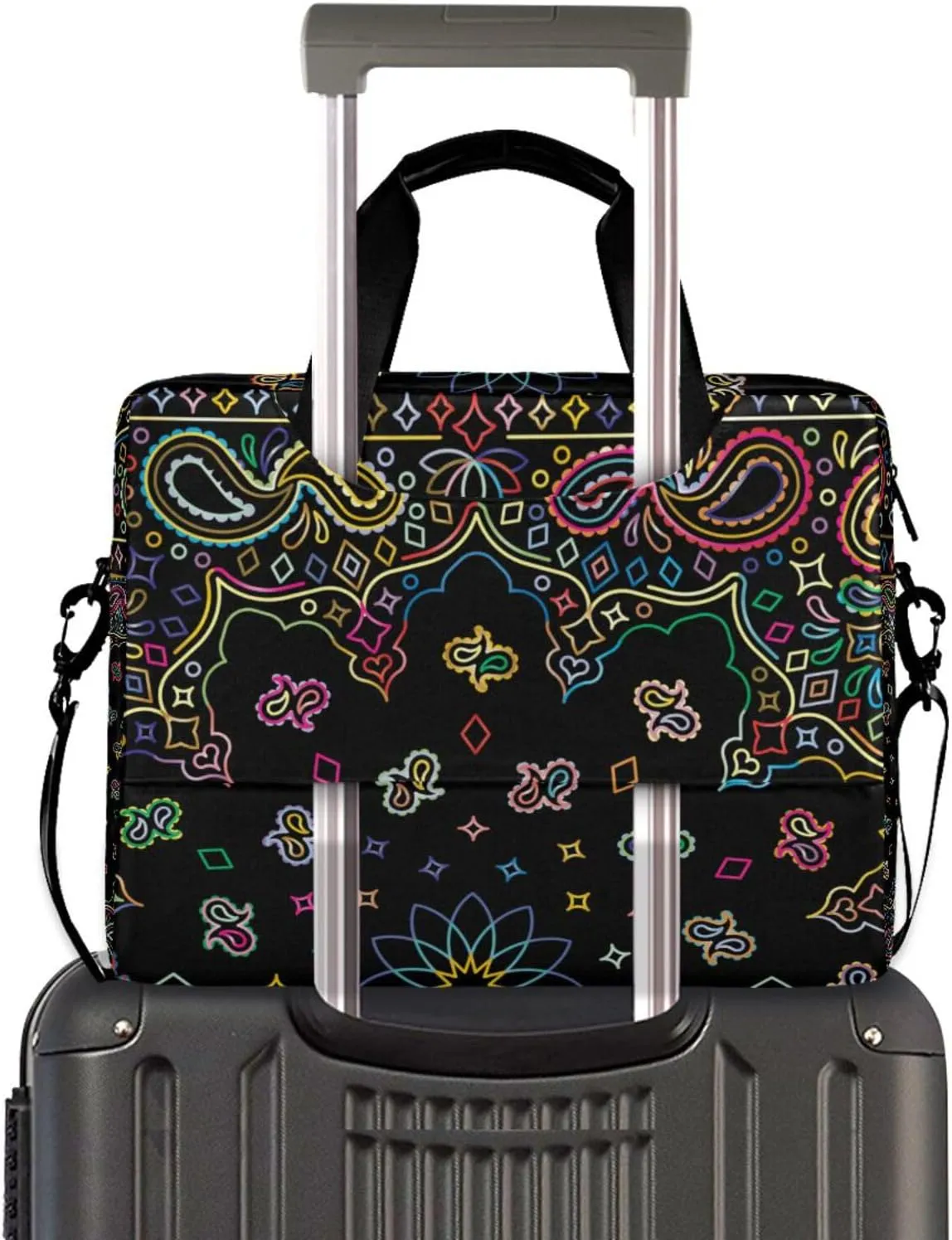 Laptop Bag Shoulder Bags Messenger Bag for Women Men Crossbody Document Case Briefcases Leather Computer Work Office
