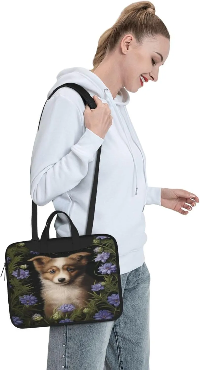 Laptop Bag Tropical Forest Animals Educational Laptop Tote Bag Women Men Laptop Sleeve Case Lightweight Computer Bag