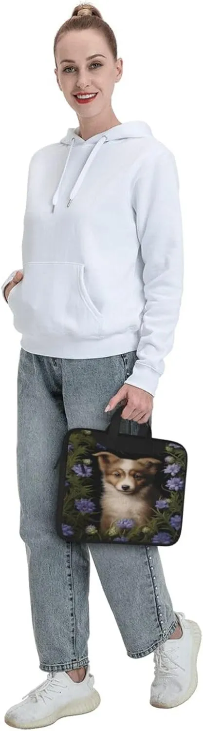 Laptop Bag Tropical Forest Animals Educational Laptop Tote Bag Women Men Laptop Sleeve Case Lightweight Computer Bag