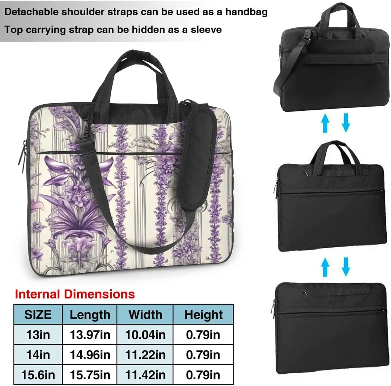 Laptop Bag Vintage Music Stave Sunflowers Laptop Tote Bag Women Men Laptop Sleeve Case Lightweight Computer Bag