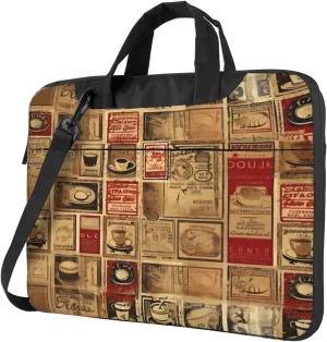 Laptop Bag Vintage Stripe Laptop Tote Bag Women Men Laptop Sleeve Case Lightweight Computer Bag