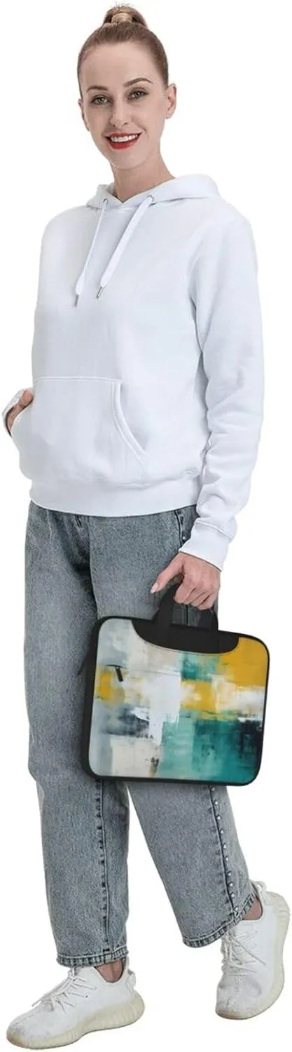 Laptop Bag Vintage Stripe Laptop Tote Bag Women Men Laptop Sleeve Case Lightweight Computer Bag