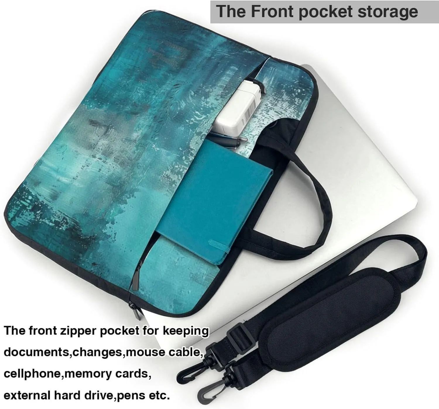 Laptop Bag Vintage Stripe Laptop Tote Bag Women Men Laptop Sleeve Case Lightweight Computer Bag