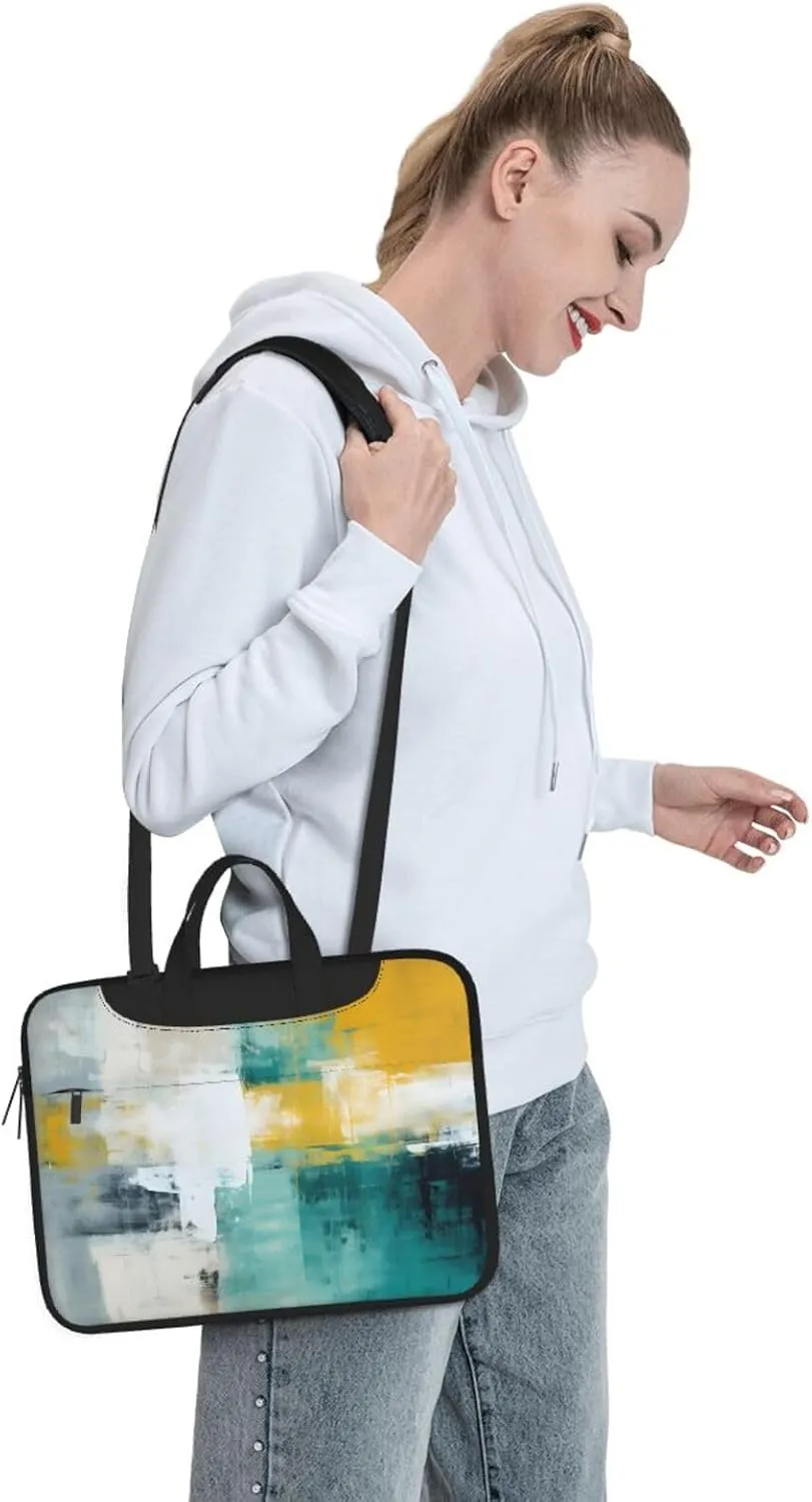 Laptop Bag Vintage Stripe Laptop Tote Bag Women Men Laptop Sleeve Case Lightweight Computer Bag
