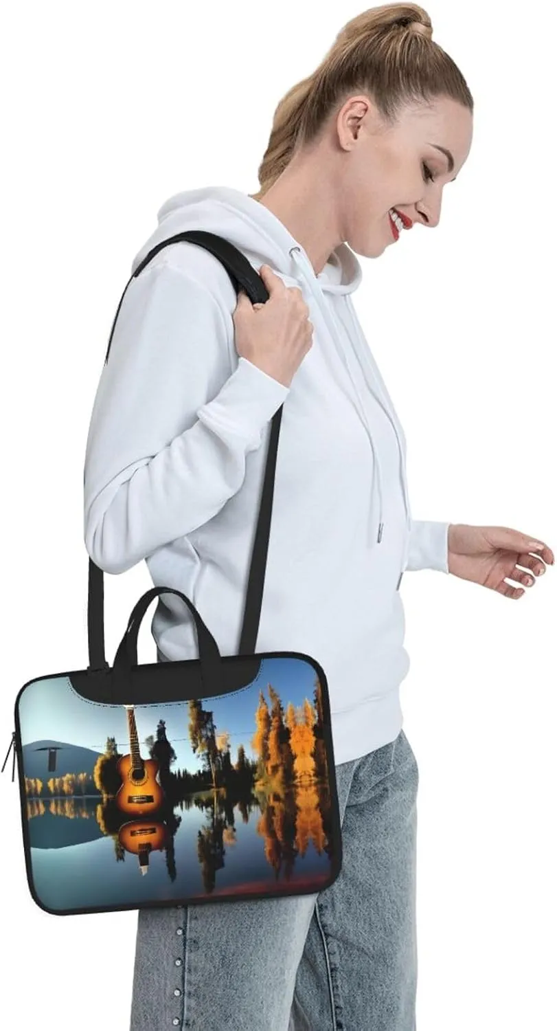 Laptop Bags Stylish, Functional, and Secure Cases for Men and Women, 15.6-inch Laptop Bags Lemon and Flower