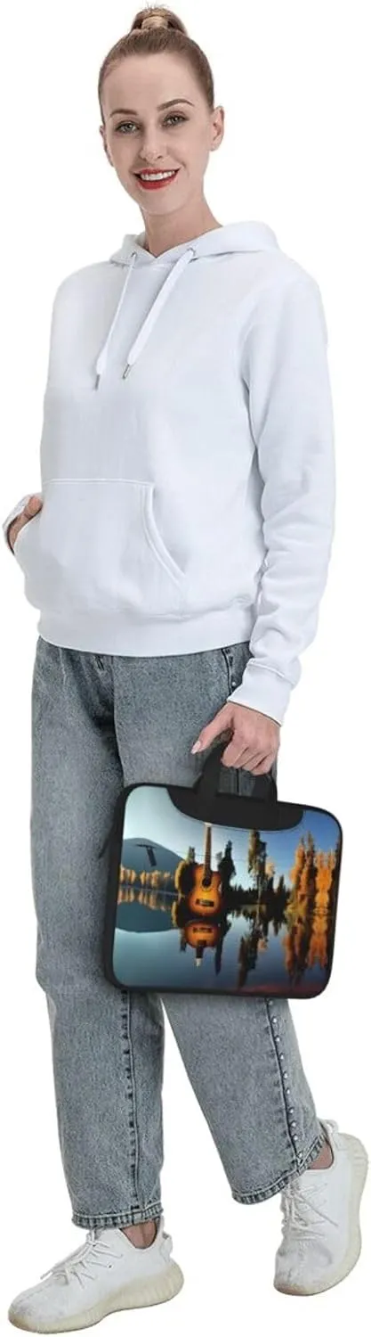 Laptop Bags Stylish, Functional, and Secure Cases for Men and Women, 15.6-inch Laptop Bags Lemon and Flower