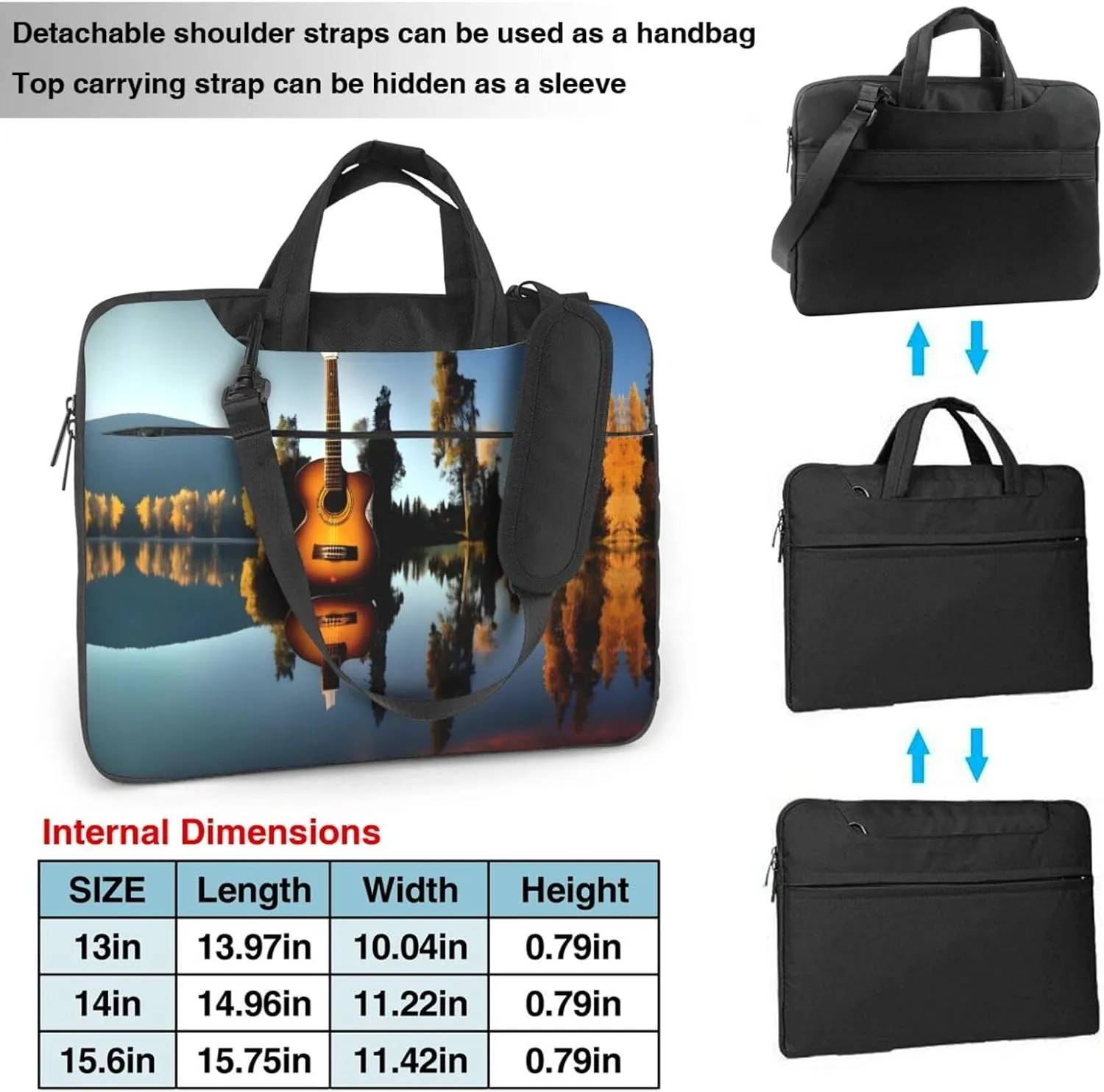 Laptop Bags Stylish, Functional, and Secure Cases for Men and Women, 15.6-inch Laptop Bags Lemon and Flower