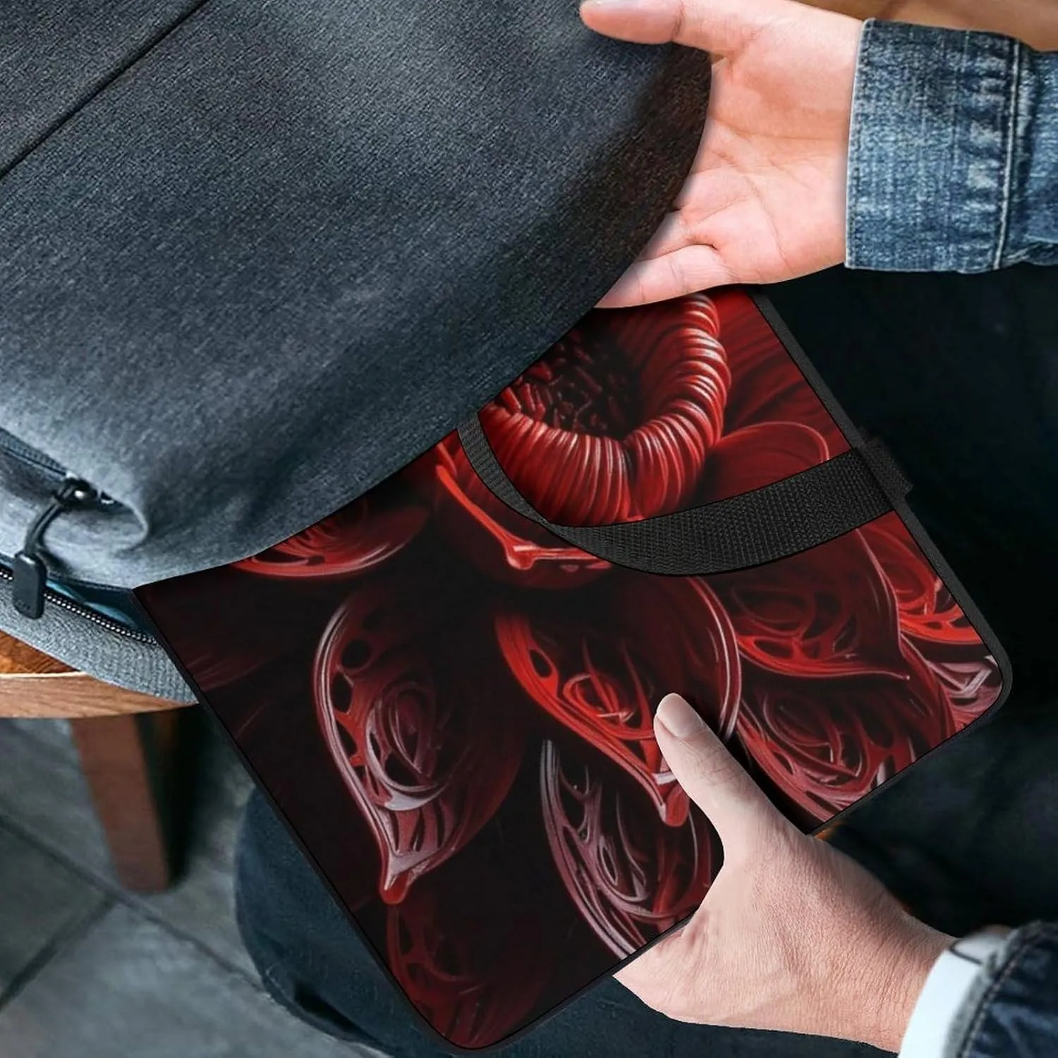 Laptop Case Sleeve 12inch Shockproof Laptop Sleeve Carving Flowers Carrying Laptops Cases for Men Women