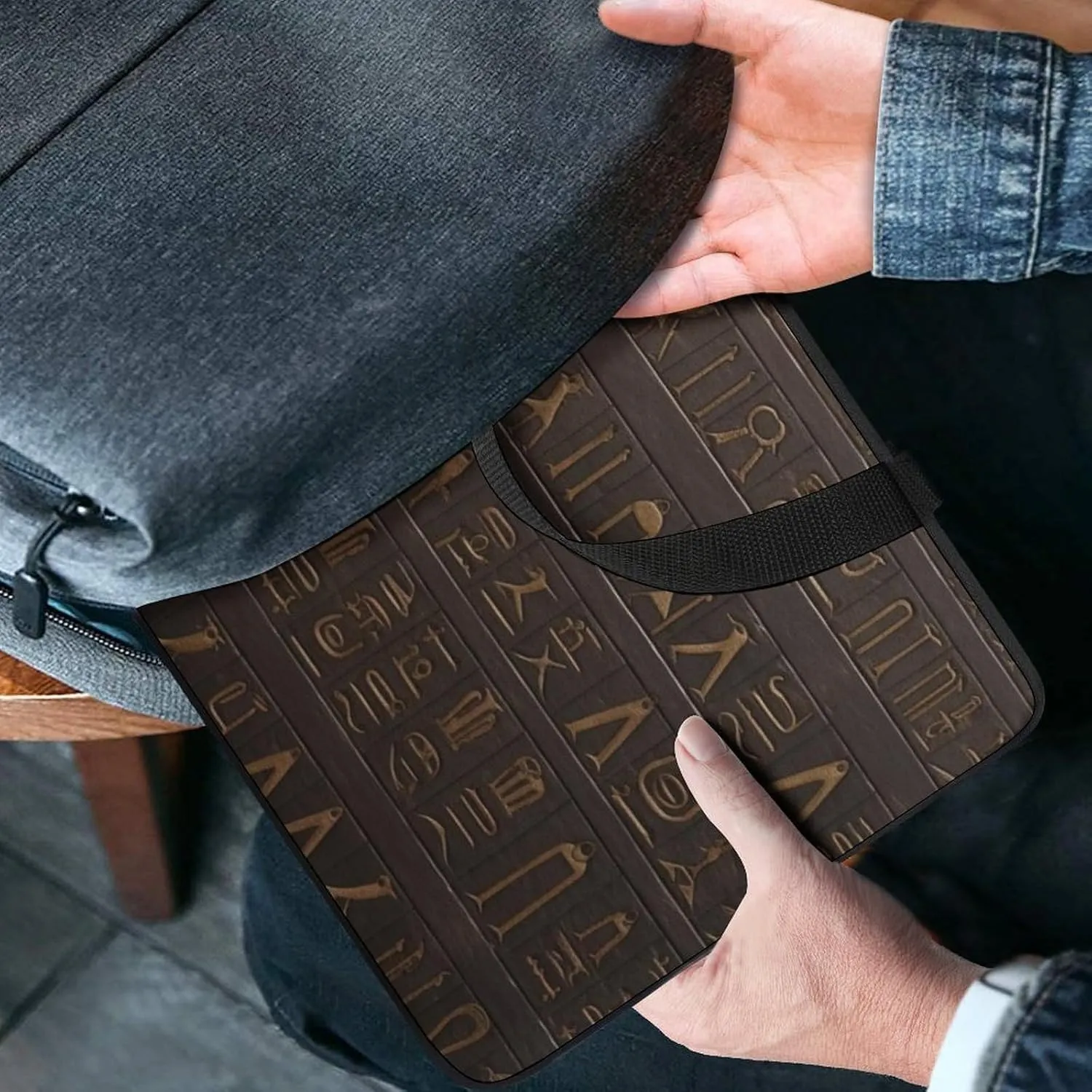 Laptop Case Sleeve 13inch Shockproof Computer Bags Ancient Egyptian Hieroglyph Laptop Bags for Men Women