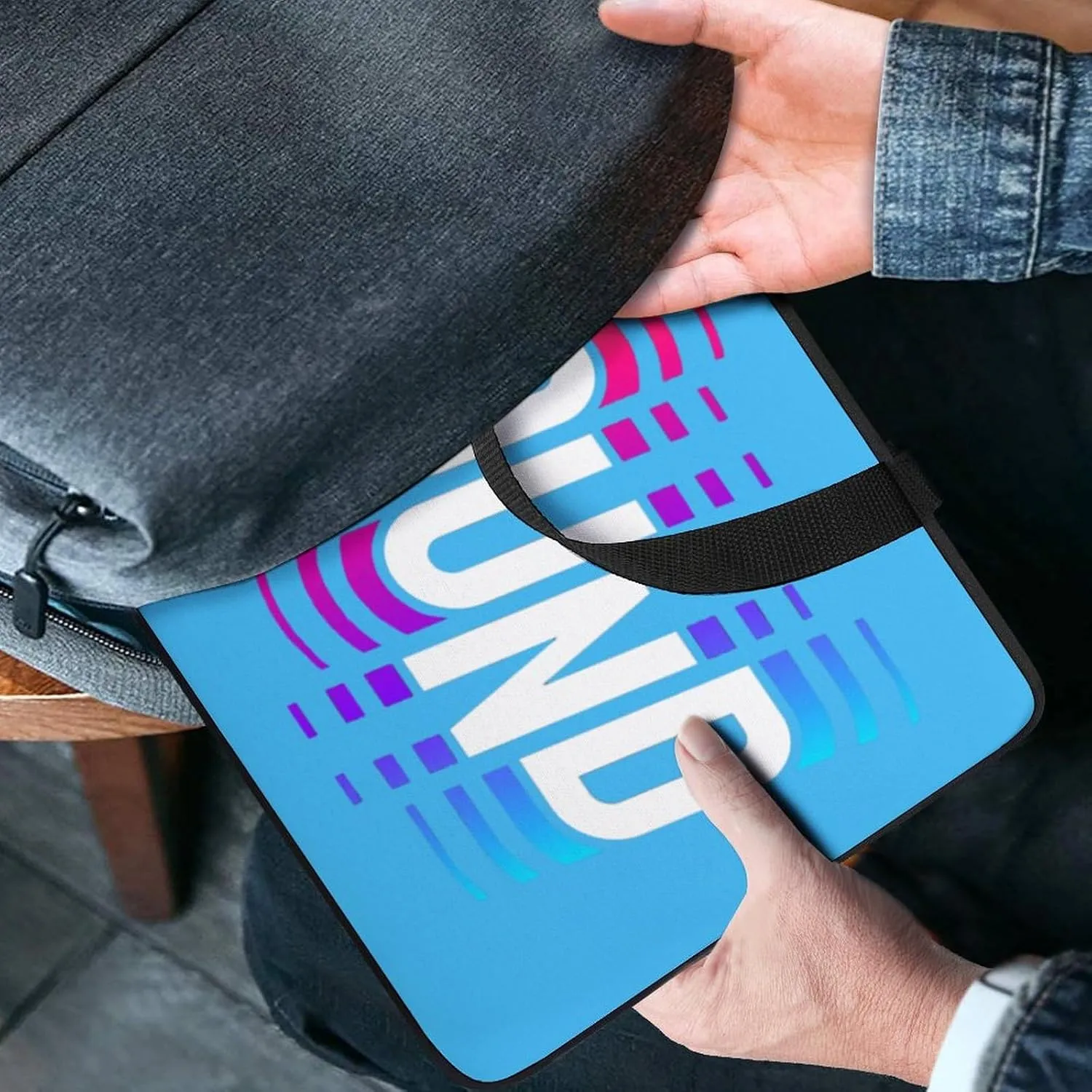 Laptop Case Sleeve Alphabets Sound HandBag Bag Shockproof Fashion Traveling Computer Cover Carrying Briefcase