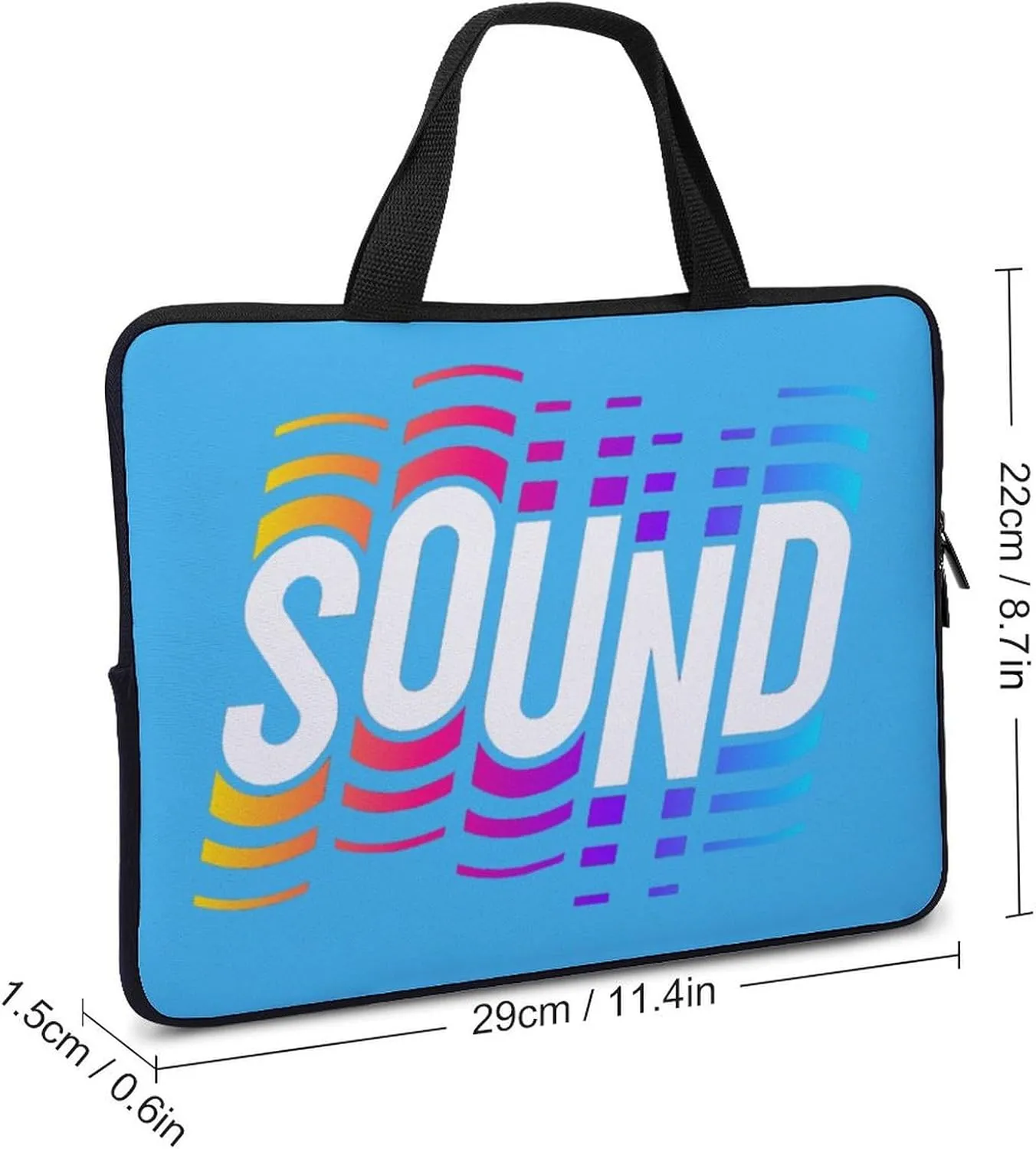 Laptop Case Sleeve Alphabets Sound HandBag Bag Shockproof Fashion Traveling Computer Cover Carrying Briefcase