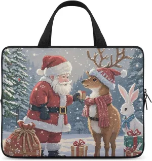 Laptop Case Sleeve Shockproof Computer Carrying Bag for Elk Laptop Bag Tote Lightweight Notebook Case Cover Traveling Briefcase Handle Bags for Travel Business 12inch
