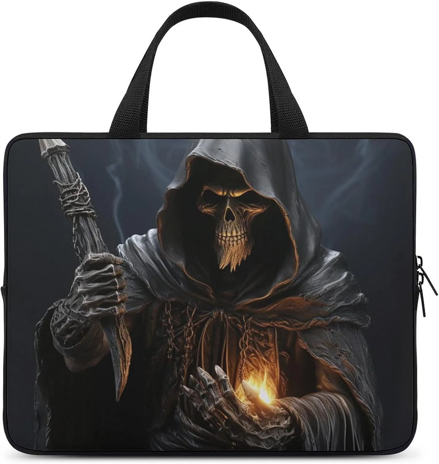 Laptop Case Sleeve Shockproof Computer Carrying Bag Grim-Reaper Laptop Bag Tote Lightweight Notebook Case Cover Traveling Briefcase Handle Bags for Travel Business 10inch