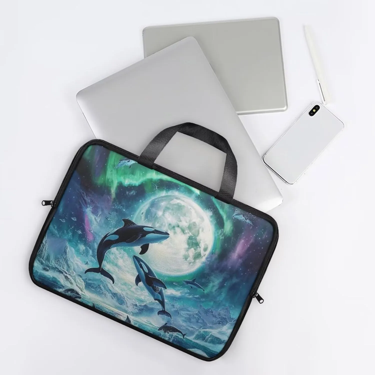 Laptop Computer Bag Case Cases Sleeve Shockproof Computer Carrying Case Pouch Compatible with Notebook Reader