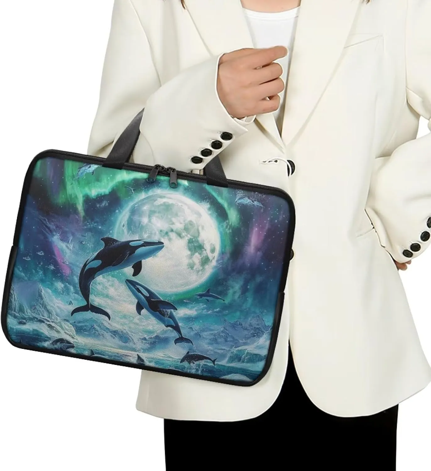 Laptop Computer Bag Case Cases Sleeve Shockproof Computer Carrying Case Pouch Compatible with Notebook Reader