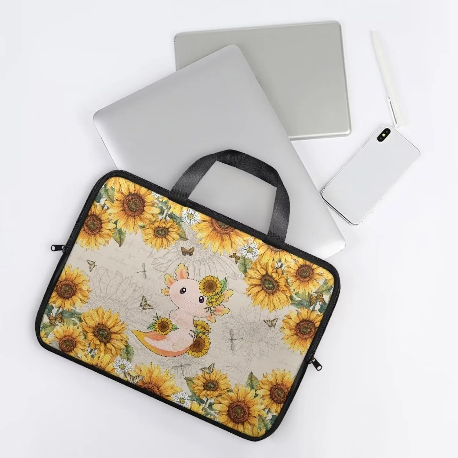 Laptop Computer Bag Case Cases Sleeve Shockproof Computer Carrying Case Pouch Compatible with Notebook Reader