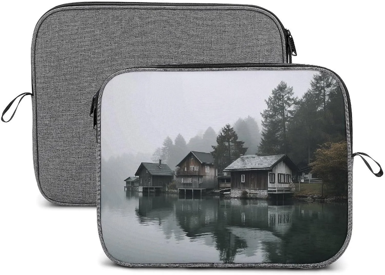 Laptop Sleeve Bag 14inch Slim Computer Carrying Bag Hut by The River Laptop Protective Case Briefcase Handbag